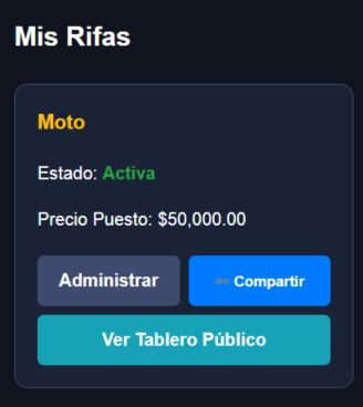 Botón Compartir Rifa